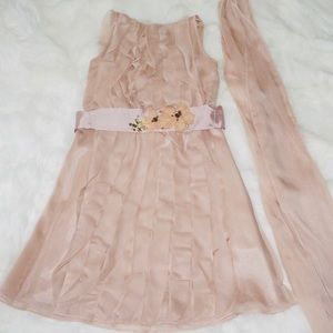 Dainty blush color dress